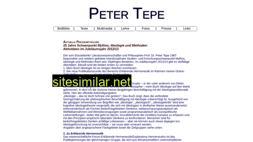 petertepe.de alternative sites