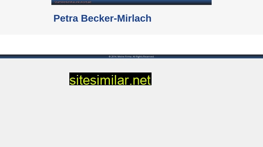 Petra-becker-mirlach similar sites