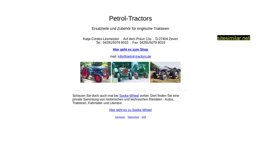 petrol-tractors.de alternative sites