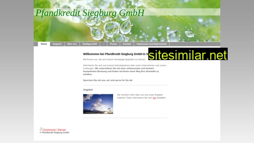 pfandkredit-siegburg.de alternative sites