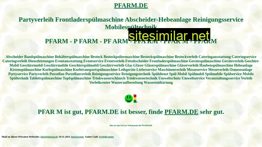 pfarm.de alternative sites