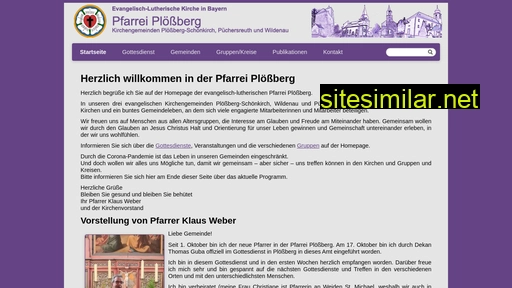 pfarrei-ploessberg-evangelisch.de alternative sites