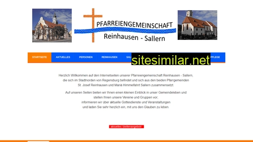Pfarrei-reinhausen-sallern similar sites