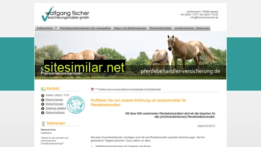 Pferdebehandler-versicherung similar sites