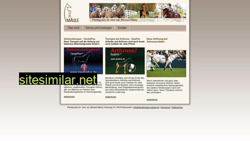 pferdepraxis-maeule.de alternative sites