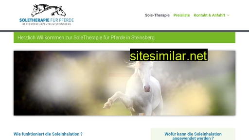 pferdesole-therapie.de alternative sites