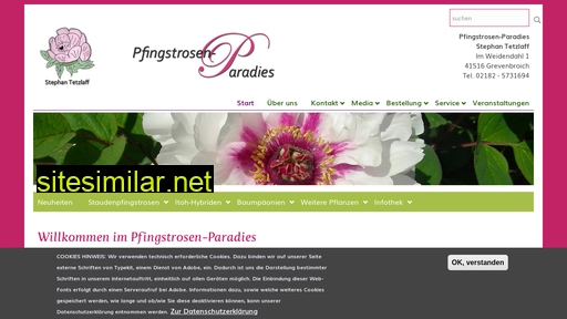 pfingstrosen-paradies.de alternative sites