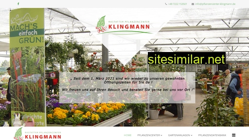 pflanzencenter-klingmann.de alternative sites