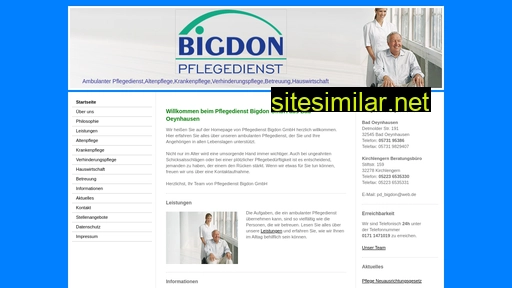 pflegedienst-bigdon.de alternative sites
