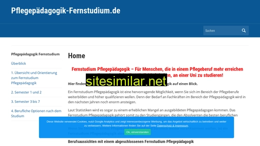 pflegepaedagogik-fernstudium.de alternative sites