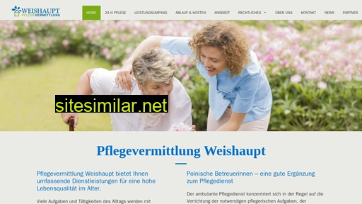 pflegevermittlung-weishaupt.de alternative sites