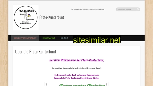 pfote-kunterbunt.de alternative sites