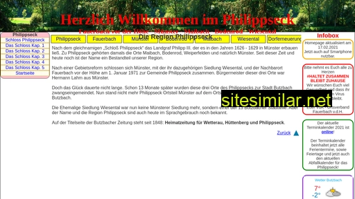 philippseck.de alternative sites