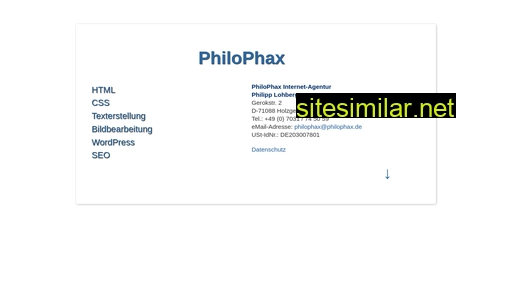 philophax.de alternative sites