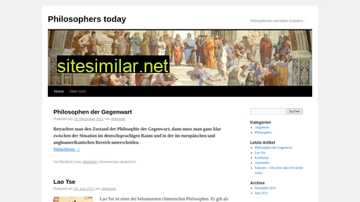 Philosophers-today similar sites