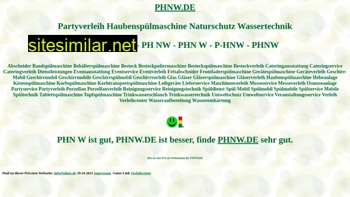 phnw.de alternative sites