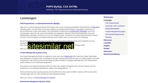 Php-webwork similar sites