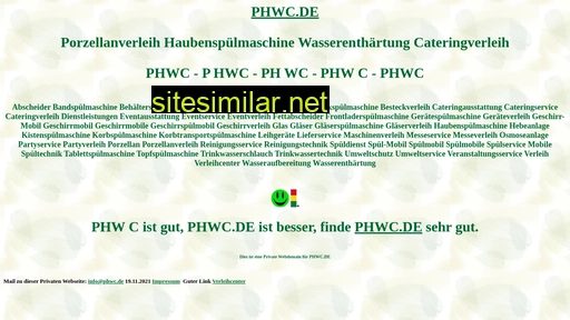 phwc.de alternative sites