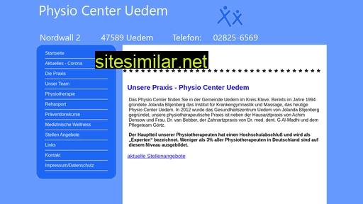 physiocenteruedem.de alternative sites