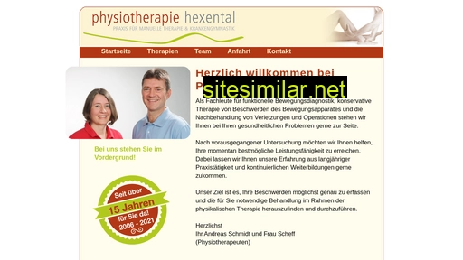 physiotherapie-hexental.de alternative sites