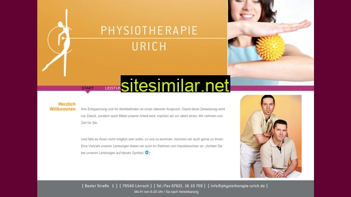 Physiotherapie-urich similar sites