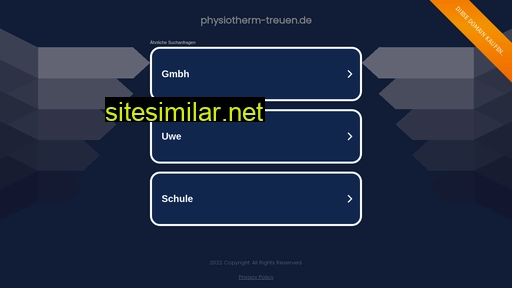 physiotherm-treuen.de alternative sites