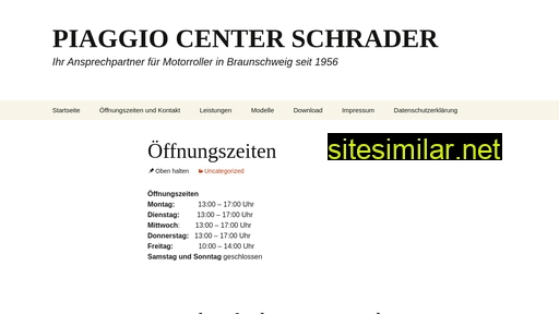 Piaggio-center-schrader similar sites