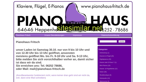 pianohaus-fritsch.de alternative sites