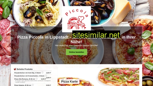 Piccola-pizza similar sites