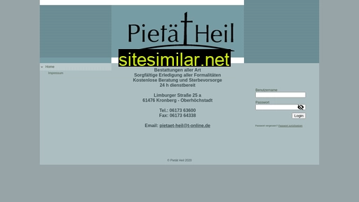 pietaet-heil.de alternative sites