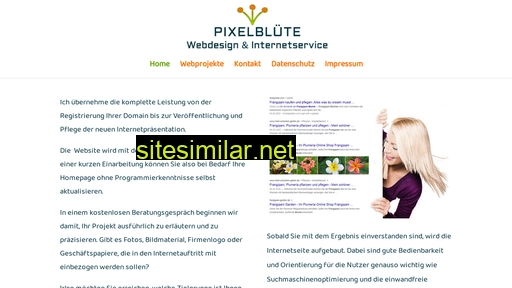pixelbluete-webdesign.de alternative sites