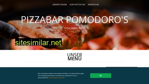 Pizzabar-pomodoros similar sites