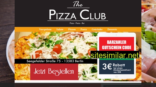 Pizzaclub-online similar sites