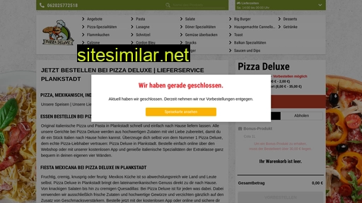 Pizzadeluxe-plankstadt similar sites