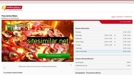 pizzamilano-kassel.de alternative sites