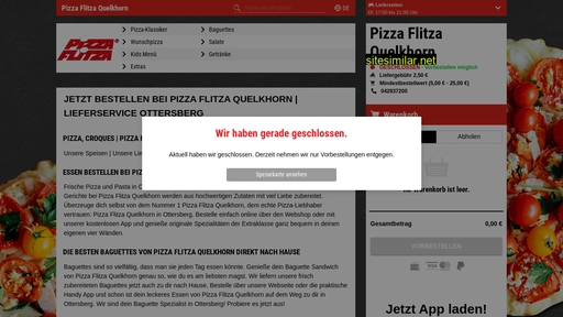 pizza-flitza-quelkhorn.ordersmart.de alternative sites