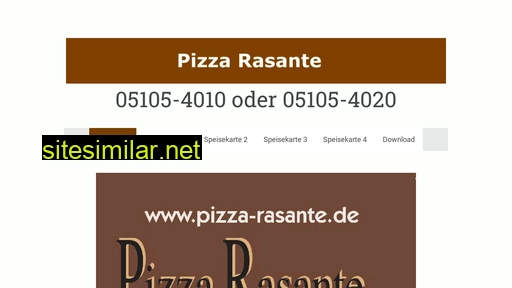 pizza-rasante.de alternative sites