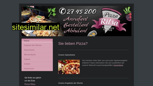 Pizza-ritsa similar sites
