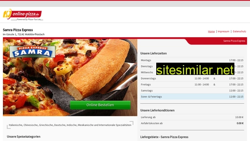 pizza-samra.de alternative sites