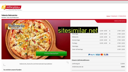 Pizza-valencia similar sites