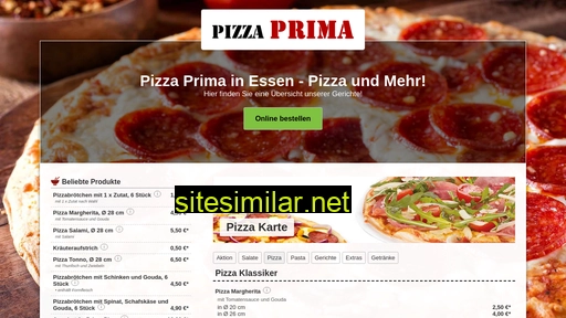 pizzaprima-essen.de alternative sites