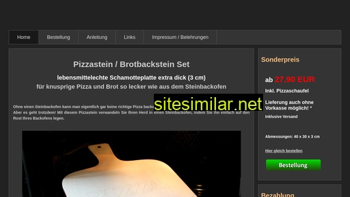 pizzastein24.de alternative sites