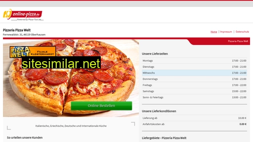 pizzawelt-oberhausen.de alternative sites