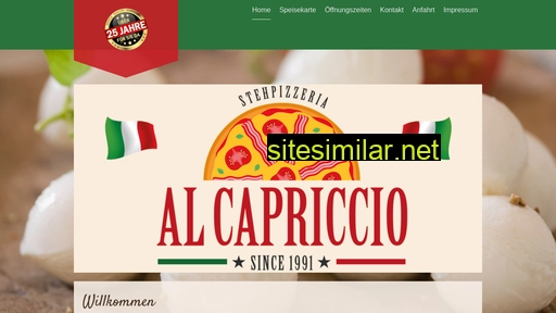pizzeria-alcapriccio.de alternative sites