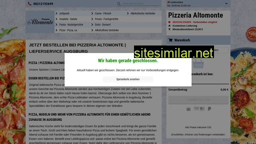 pizzeria-altomonte.de alternative sites