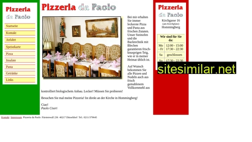 pizzeria-da-paolo.de alternative sites