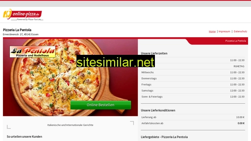 pizzeria-lapentola.de alternative sites