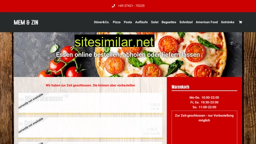 Pizzeria-mem-zin similar sites