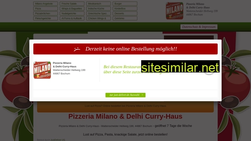 pizzeria-milano-bo.de alternative sites