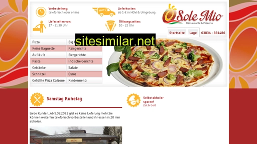 pizzeria-osolemio.de alternative sites